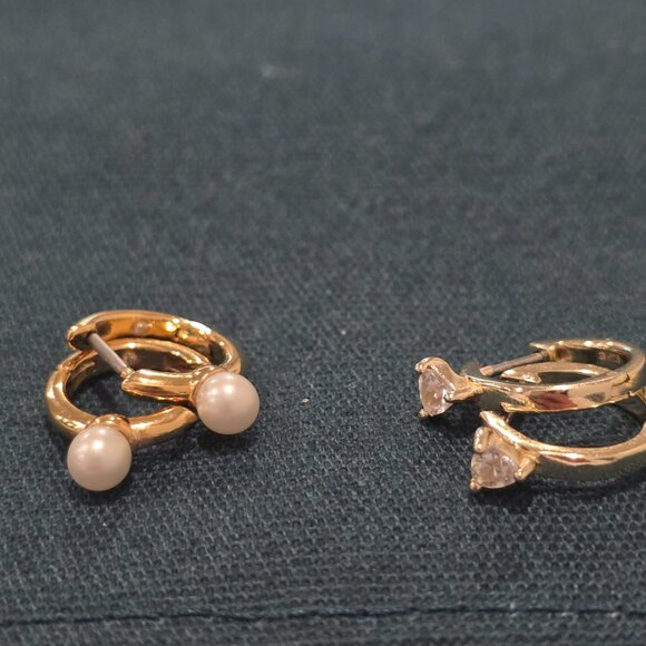 10K 925 Yellow gold earings - Picture 9 of 16